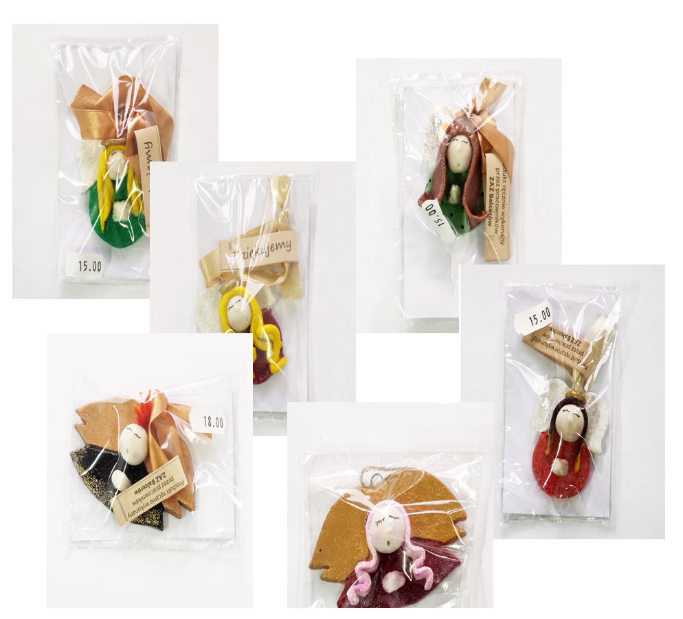 Aniołki z masy solnej